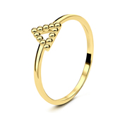 Gold Plated Silver Rings NSR-2879-GP